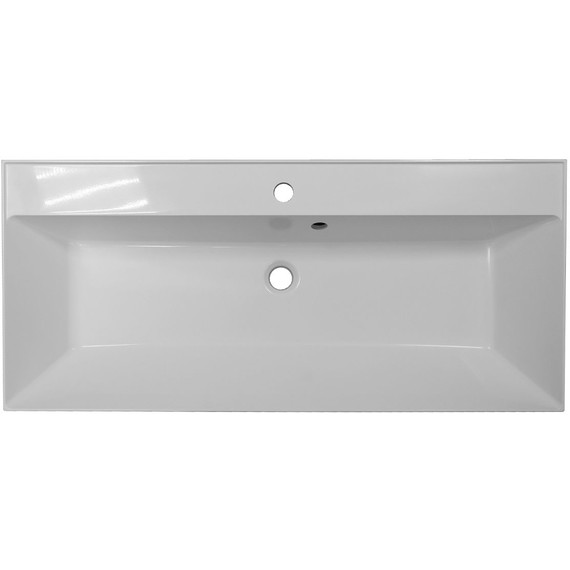 Тумба напольная с раковиной Azario Viola 100/2H 100 см CS00097146, белый матовый - фото 6