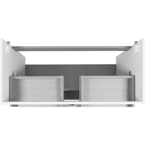 Тумба подвесная с раковиной Azario Viola 100/2H 100 см CS00097149, белый матовый - фото 5