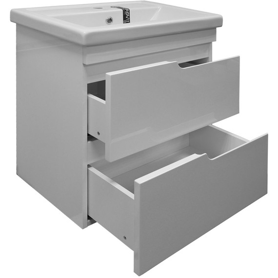 Тумба подвесная с раковиной Стиль Kantri 60/2 60 см CS00097248 - фото 3