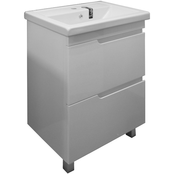 Тумба напольная с раковиной Стиль Kantri 60/2H 60 см CS00097250 - фото 