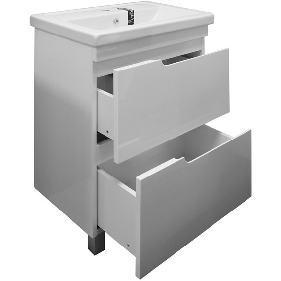 Тумба напольная с раковиной Стиль Kantri 60/2H 60 см CS00097250 - фото 3