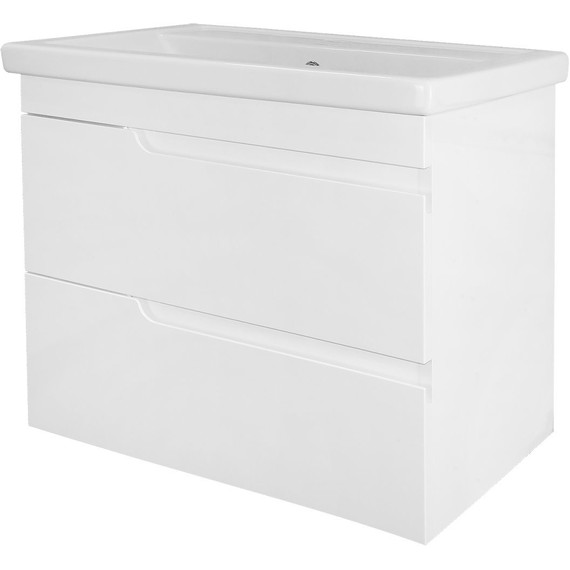 Тумба подвесная с раковиной Loranto Kantri 70/2 70 см CS00097251 - фото 