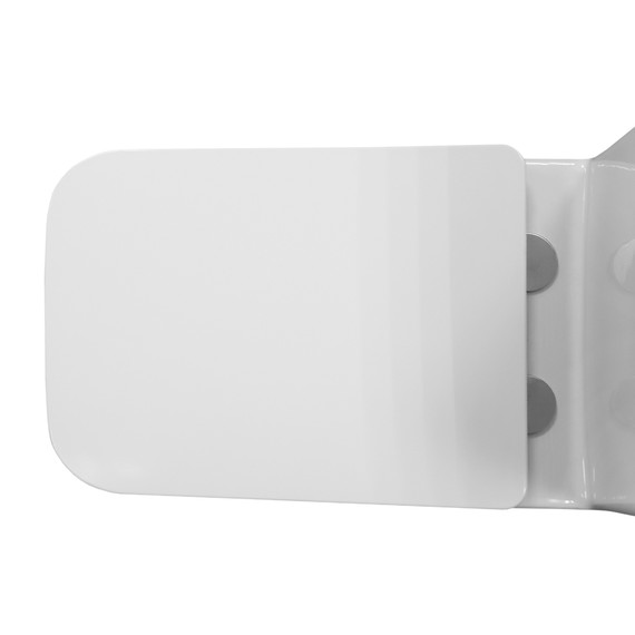 Унитаз-моноблок безободковый Azario Vero AZ-8608 с тонкой крышкой микролифт - фото 9