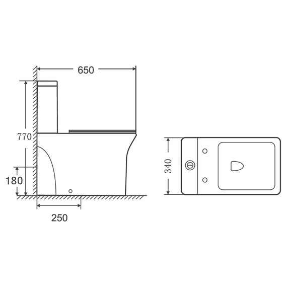 Унитаз-компакт безободковый Azario Kashmir AZ-9143S с тонкой крышкой микролифт - фото 19