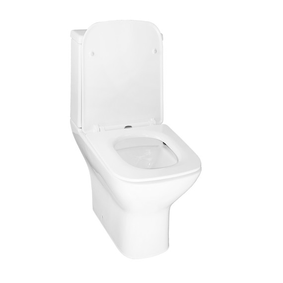 Унитаз-компакт безободковый Azario Iris AZ-8353 с тонкой крышкой микролифт - фото 3