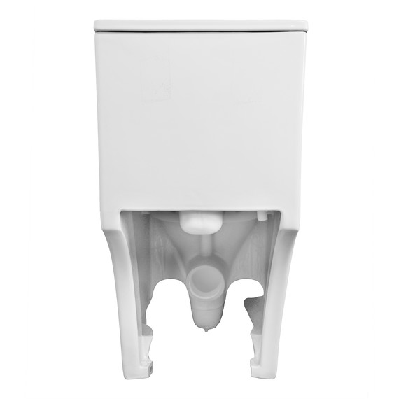 Унитаз-моноблок безободковый Azario Ansa AZ-2301 с тонкой крышкой микролифт - фото 12