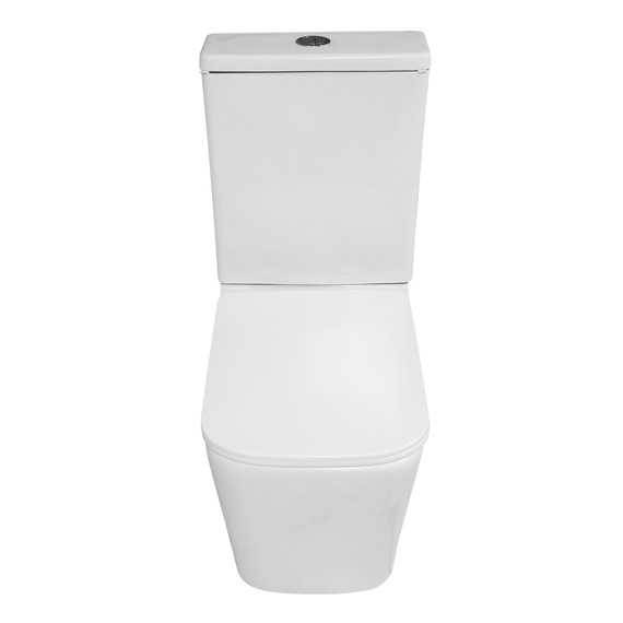 Унитаз-компакт безободковый Azario Indor AZ-T004B-R с тонкой крышкой микролифт - фото 3