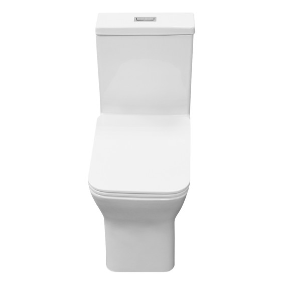 Унитаз-моноблок безободковый Azario Vero AZ-8608 с тонкой крышкой микролифт - фото 3