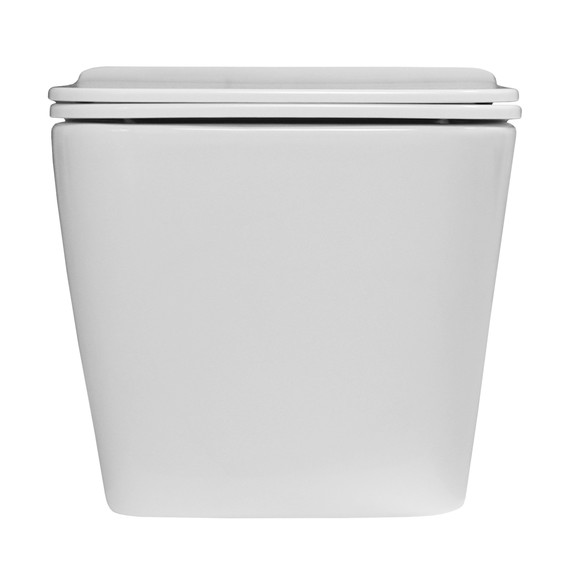 Унитаз подвесной Azario Indor AZ-9004WT с тонкой крышкой микролифт (Система смыва Торнадо) - фото 11