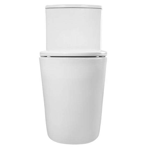 Унитаз-моноблок безободковый Azario Ansa AZ-2301 с тонкой крышкой микролифт - фото 7