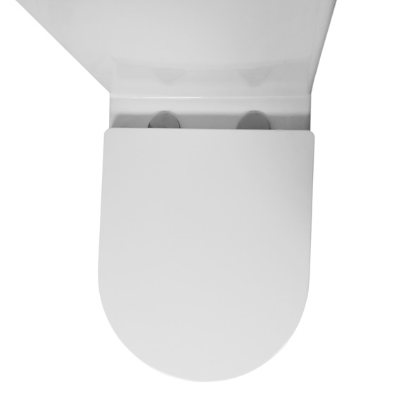 Унитаз-компакт безободковый Azario Blanco AZ-T003B-R с тонкой крышкой микролифт - фото 8