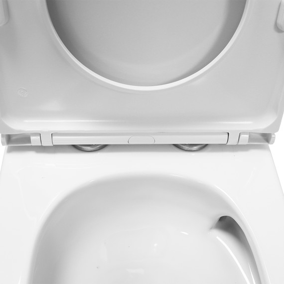 Унитаз-моноблок Azario Vally AZ-80687 с тонкой крышкой микролифт (Система смыва Торнадо) - фото 8