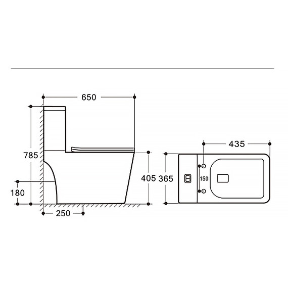 Унитаз-компакт безободковый Azario Ferra AZ-1015 с тонкой крышкой микролифт - фото 16