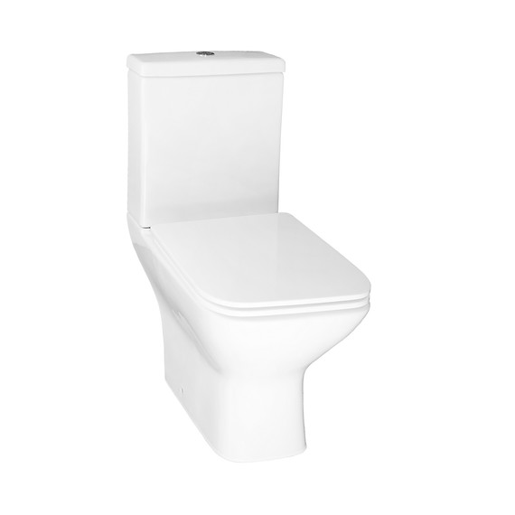 Унитаз-компакт безободковый Azario Iris AZ-8353 с тонкой крышкой микролифт - фото 2