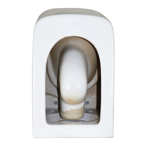 Унитаз подвесной безободковый Azario Cascad AZ-2303-A с тонкой крышкой микролифт (Система смыва Торнадо) - фото 14