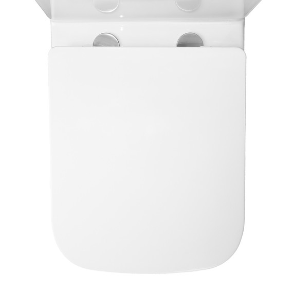 Унитаз-компакт безободковый Azario Iris AZ-8353 с тонкой крышкой микролифт - фото 8