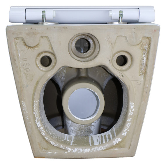 Унитаз подвесной безободковый Azario Geno AZ-2196-D с тонкой крышкой микролифт - фото 12