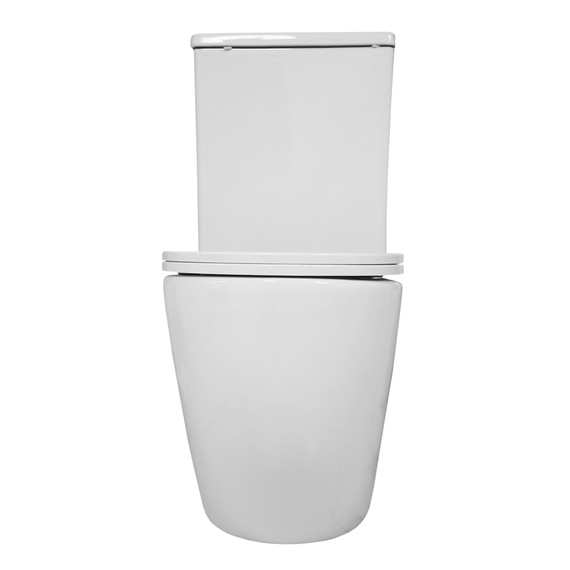 Унитаз-компакт безободковый Azario Blanco AZ-T003B-R с тонкой крышкой микролифт - фото 9