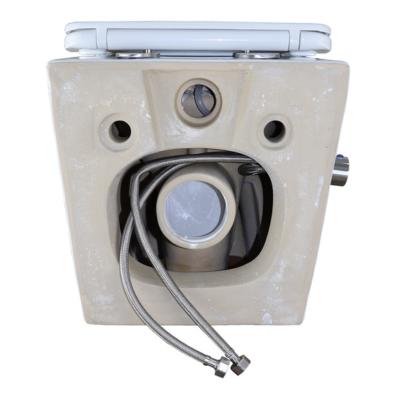 Унитаз подвесной безободковый Azario Hugo AZ-10007 с тонкой крышкой микролифт - фото 13