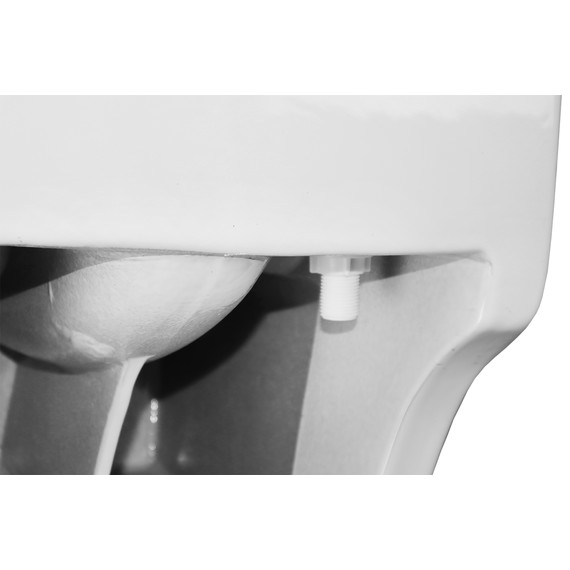 Унитаз-моноблок безободковый Azario Stoun AZ-1109 с тонкой крышкой микролифт - фото 14