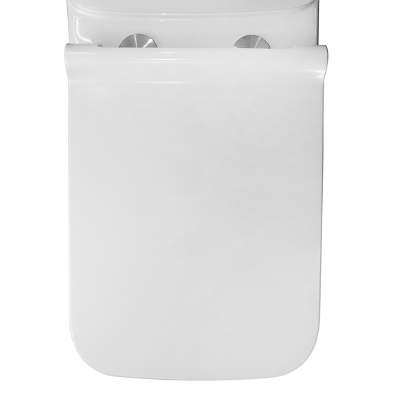 Унитаз-компакт безободковый Azario Glory AZ-49 с тонкой крышкой микролифт - фото 9