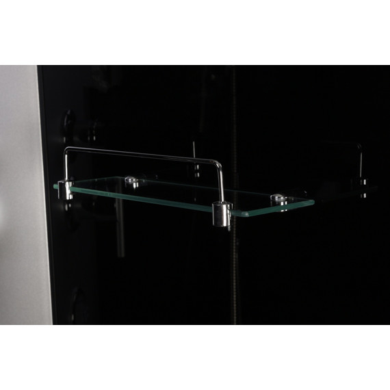 Душевая кабина Niagara Eco 90x90см NG-3504-14BLACK со средний поддоном 26см, стекло мозаика, профиль матовый хром (безсиликоновая сборка) - фото 14