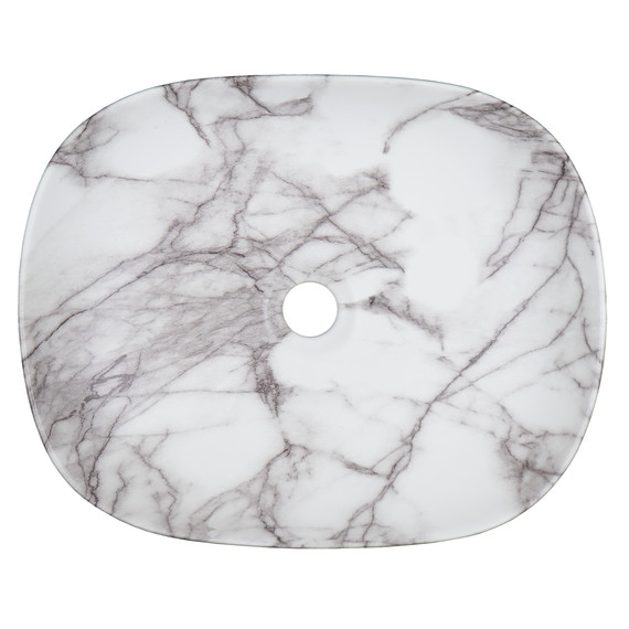 Раковина-чаша Azario 46 см AZ-2185- M819, светлый мрамор - фото 2