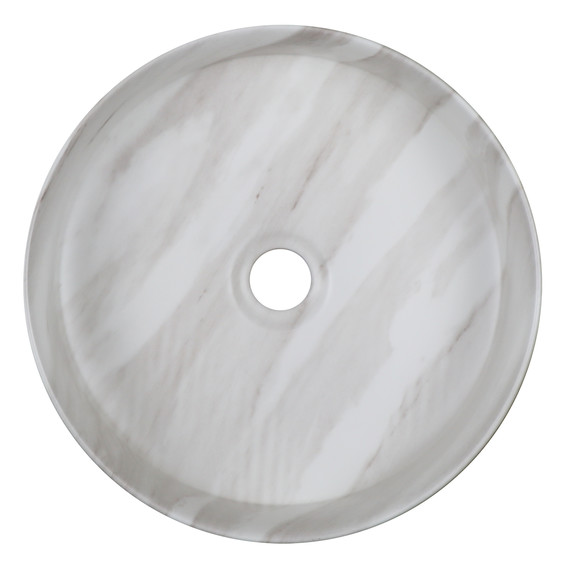 Раковина-чаша Azario 35 см AZ-3134-M817, светлый мрамор - фото 2