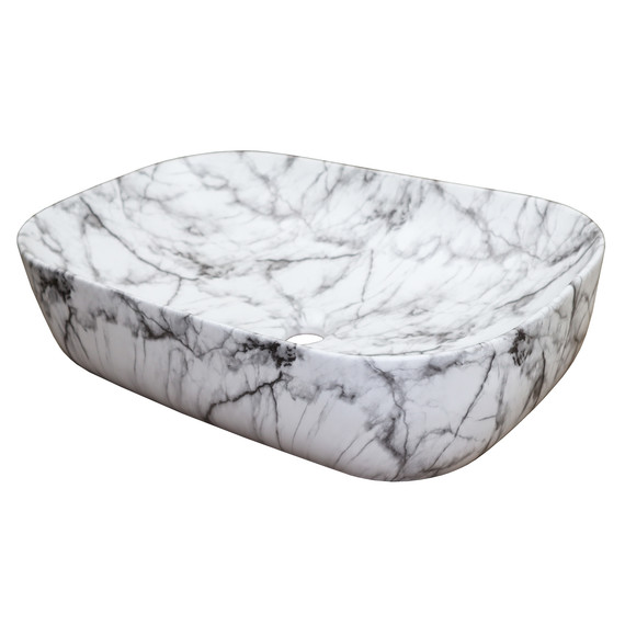 Раковина-чаша Azario 60 см AZ-2143-P-M805, тёмный мрамор - фото 3