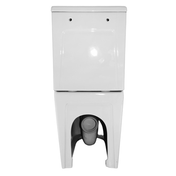 Унитаз-компакт безободковый Azario Etereo AZ-8203 с тонкой крышкой микролифт (Система смыва Торнадо) - фото 15