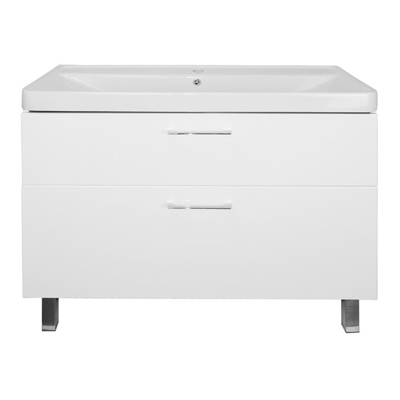 Тумба напольная с раковиной Azario Ника 100 см CS00089955, белый - фото 
