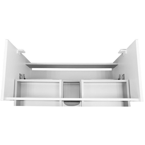 Тумба подвесная с раковиной Azario Ника 90 см CS00089922, белый матовый - фото 4