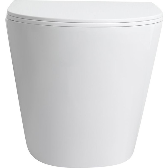 Унитаз подвесной безободковый Veconi Ando VAN-48T (Система смыва торнадо) с тонкой крышкой микролифт - фото 2