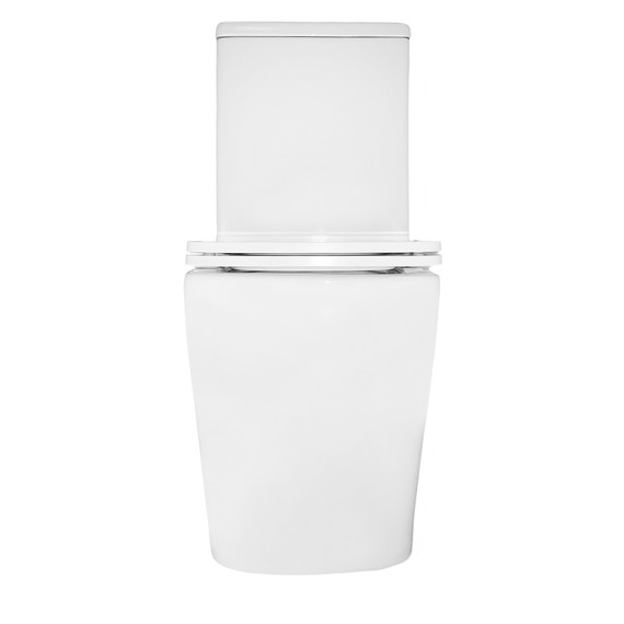 Унитаз-компакт безободковый Azario Etereo AZ-8203 с тонкой крышкой микролифт (Система смыва Торнадо) - фото 13