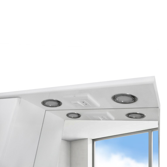 Зеркало-шкаф Azario Эстима 60 см L CS00094630, белый - фото 6