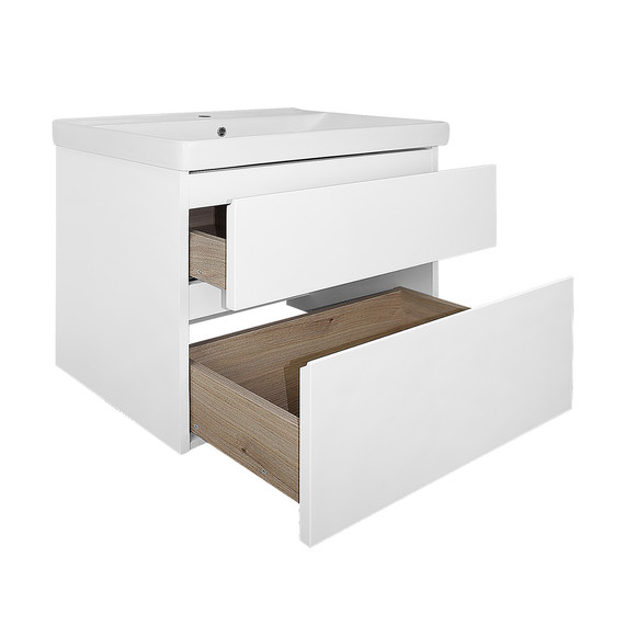 Тумба подвесная с раковиной Azario Мила 70 см CS00092799, белый - фото 3