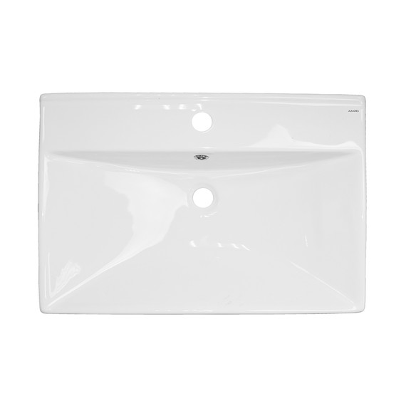 Тумба подвесная с раковиной Azario Соло 70 см CS00092804, белый глянцевый - фото 6