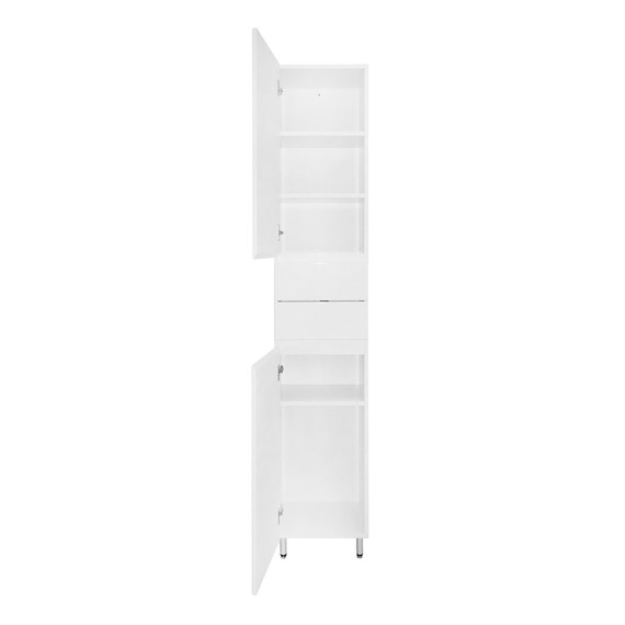 Пенал напольный Azario Эстима 35 см L CS00094554, белый глянцевый - фото 4