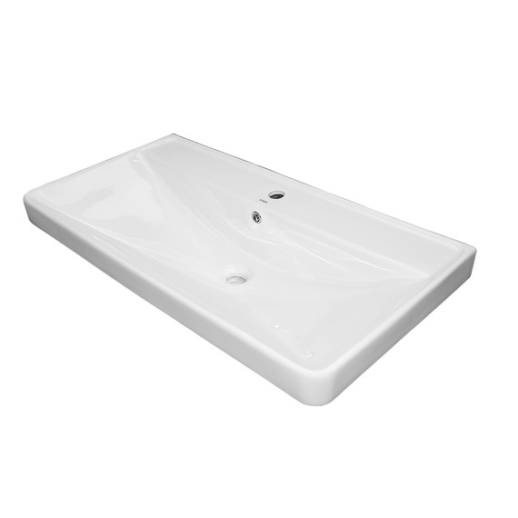 Тумба напольная с раковиной Azario Ника 90 см CS00089956, белый матовый - фото 6