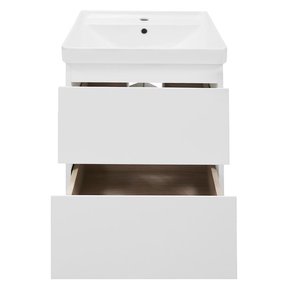 Тумба подвесная с раковиной Azario Мила 50 см CS00097989, белый - фото 4