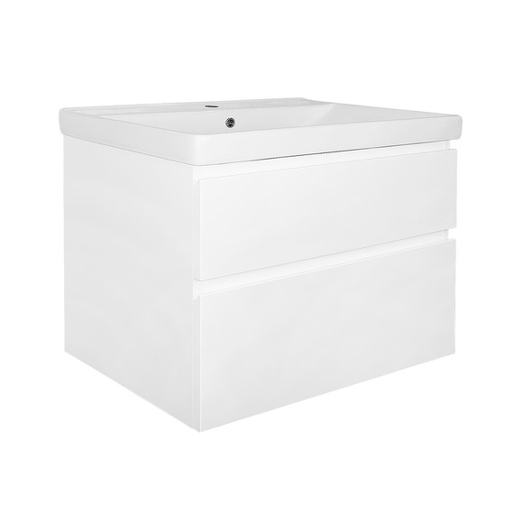 Тумба подвесная с раковиной Azario Мила 70 см CS00092799, белый - фото 2