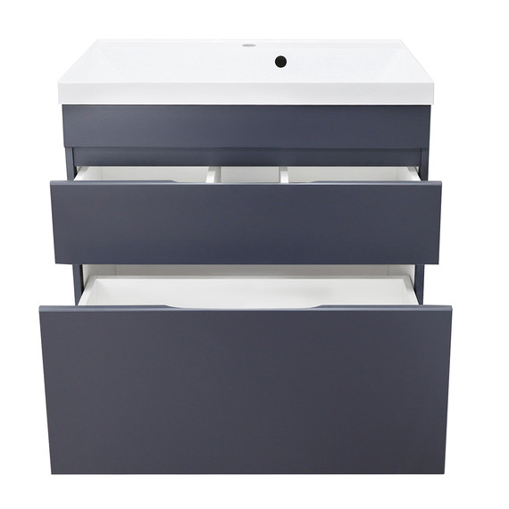 Тумба напольная с раковиной Azario Эстима 80 см CS00094597, графит - фото 3
