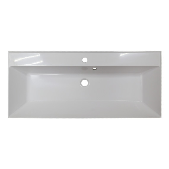 Тумба подвесная с раковиной Azario Viola 100 см CS00097150, бежевый - фото 7