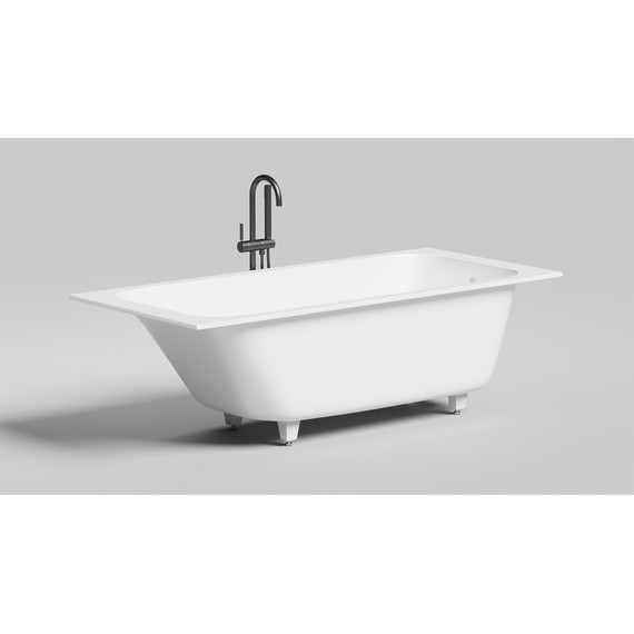 Ванна каменная Salini Orlanda 180x80 см 102012G (S-Sense) глянцевая - фото 2