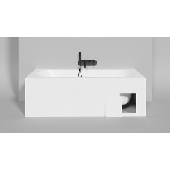 Ванна каменная Salini Ornella 180x80 см 102312M (S-Sense) матовая - фото 7