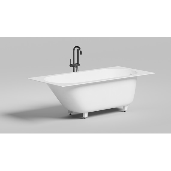 Ванна каменная Salini Ornella 170x80 см 102314M (S-Sense) матовая - фото 2