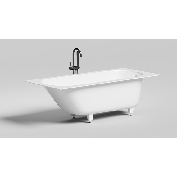 Ванна каменная Salini Ornella 180x80 см 102312M (S-Sense) матовая - фото 2