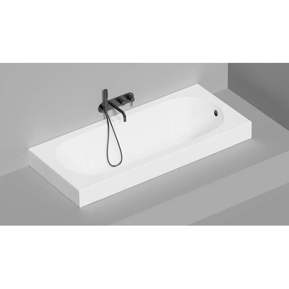 Ванна каменная Salini Ornella 169x75 см 102321M (S-Stone) матовая - фото 7