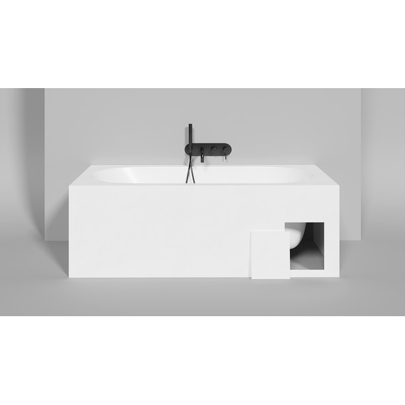 Ванна каменная Salini Ornella 170x80 см 102314G (S-Sense) глянцевая - фото 7