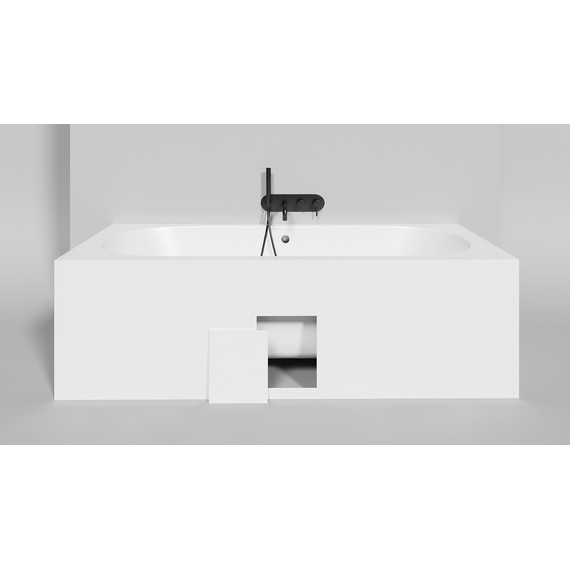 Ванна каменная Salini Ornella 190x90 см 103422M (S-Stone) матовая - фото 7